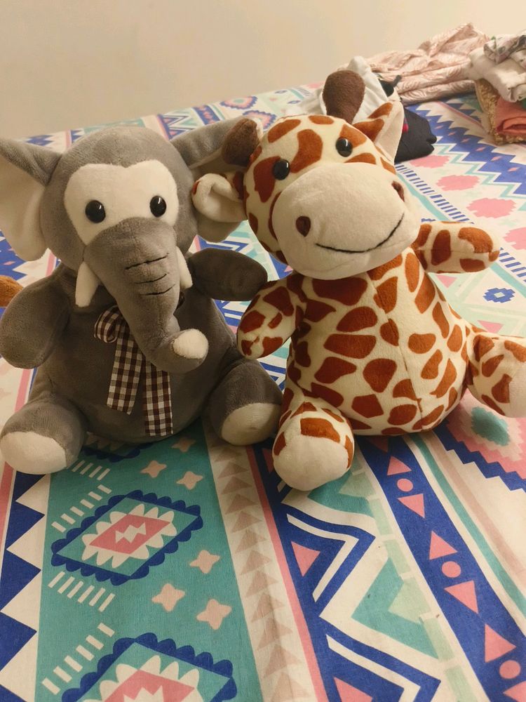 Giraffe N Elephant