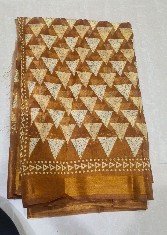 Tissue Light Weight Saree For Daily Use