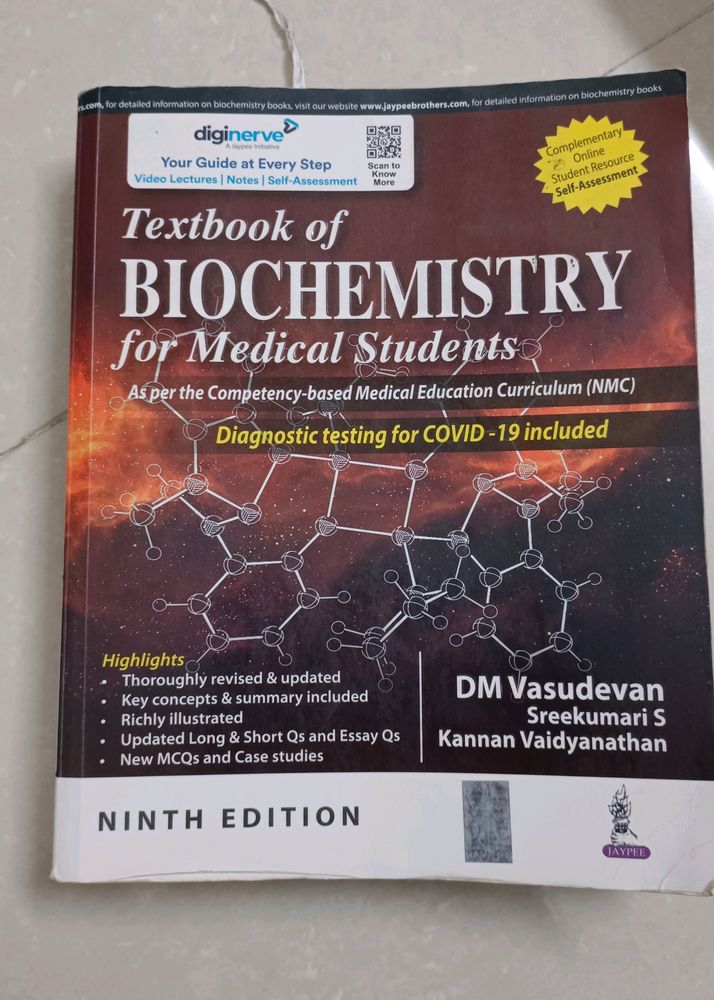 Vasudevan Book Of Biochemistry|1st Year MBBS