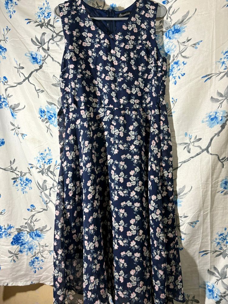 Blue Floral Dress