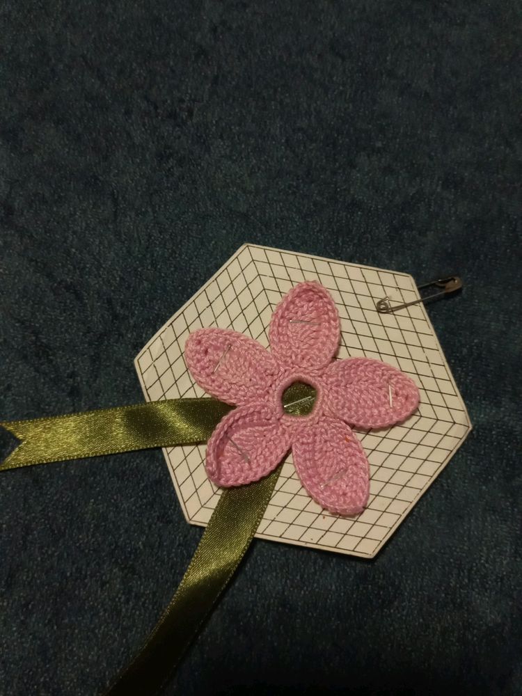 Flower Crochet Badge (2)