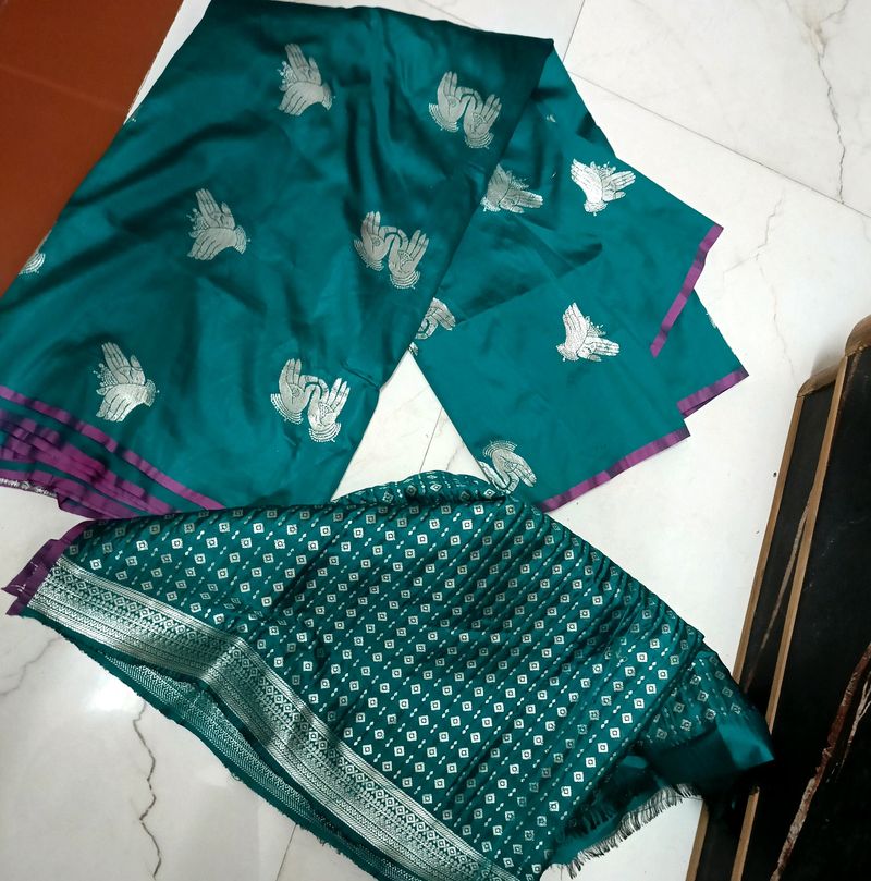 Stock Clearance Sell Only Silk Saree