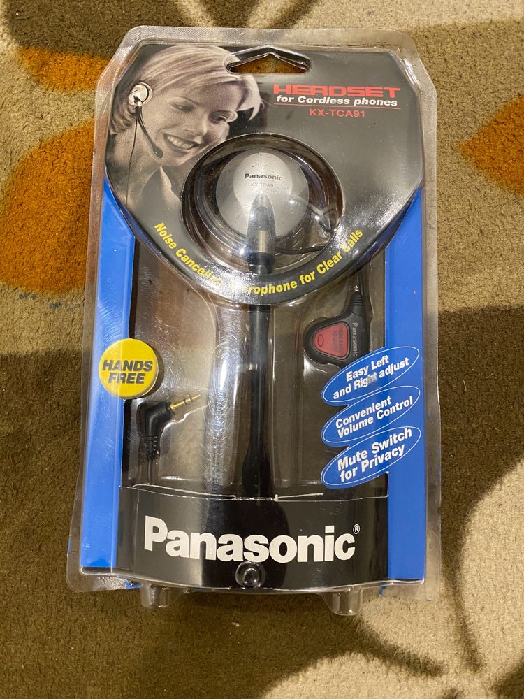 VINTAGE Panasonic Clip On Ear Headset