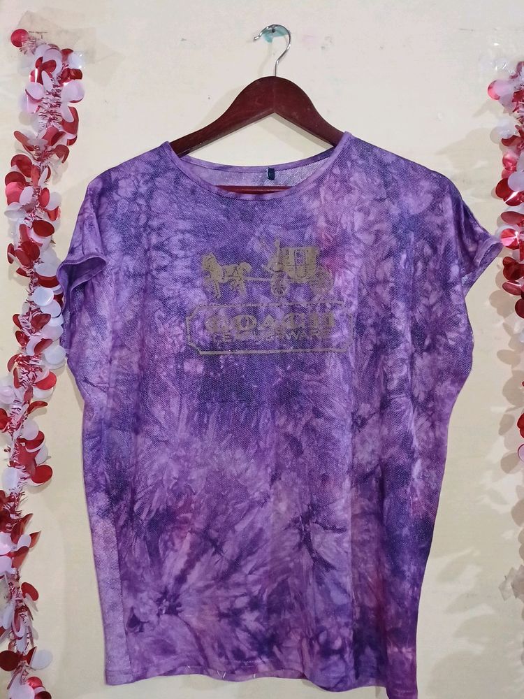 Purple Double Shade Top