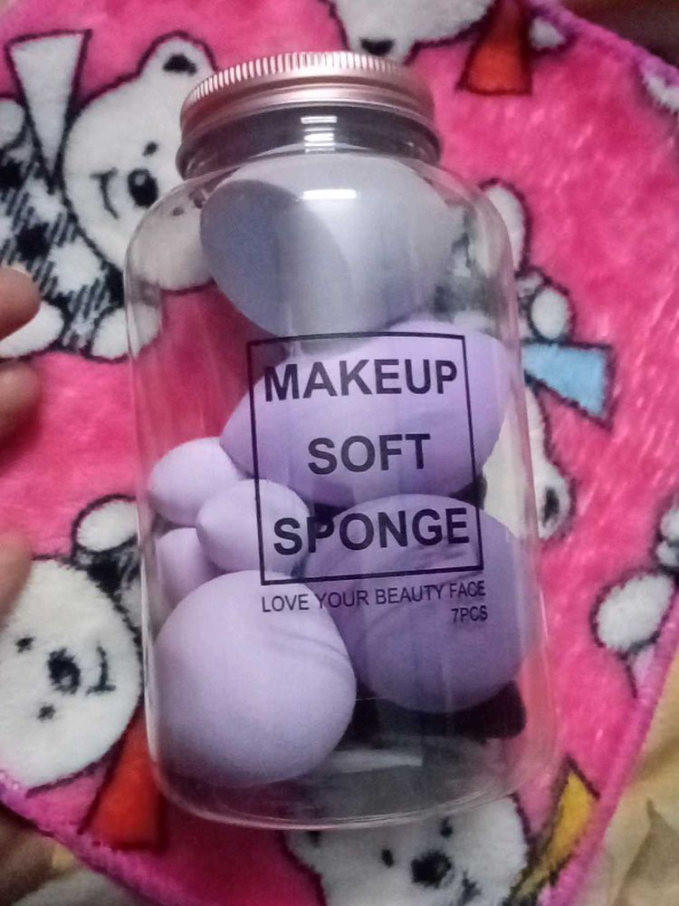 Make Up Soft Sponge Set Pack Of 7 Pcs