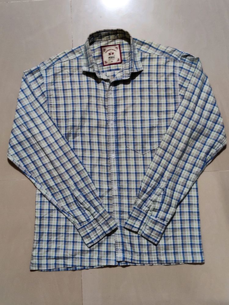 Korean Boxy Fit Checks Shirt