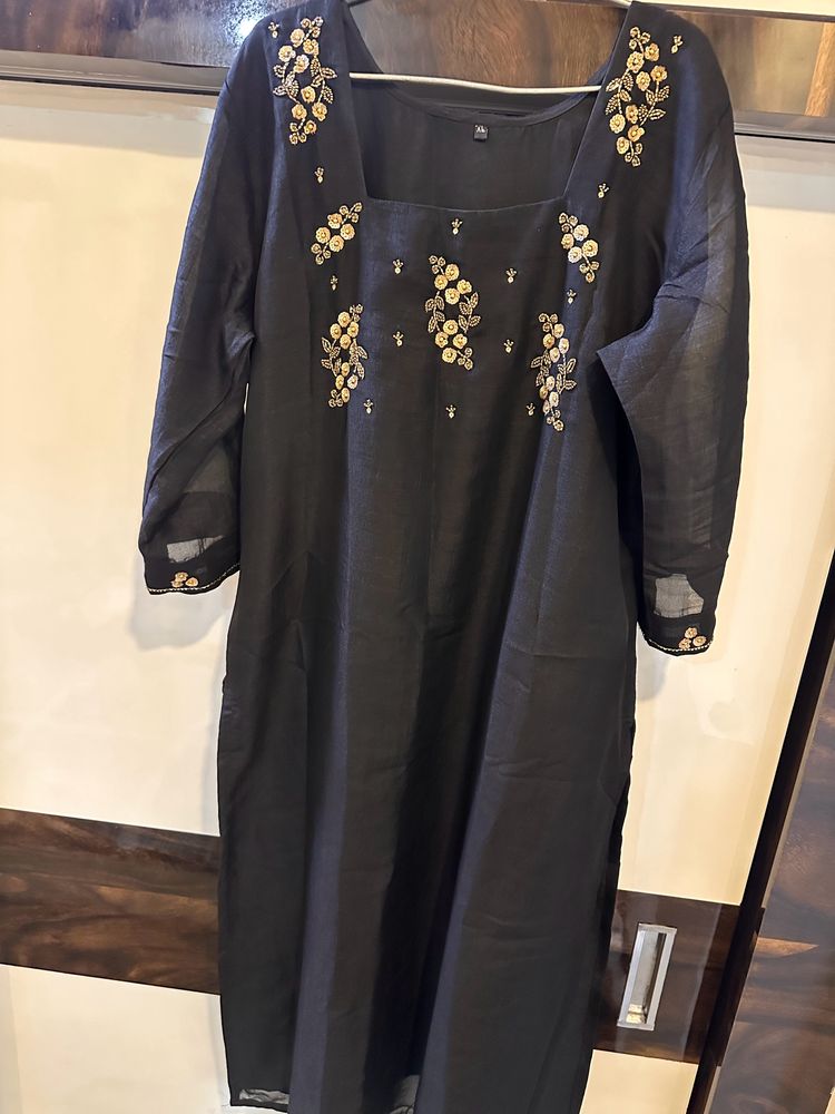 Black Kurta set