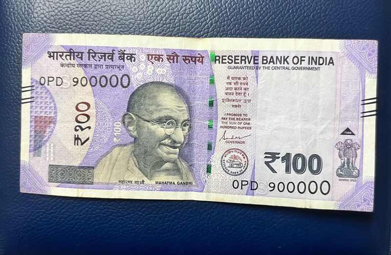 100rs Fancy Number 900000 Rare