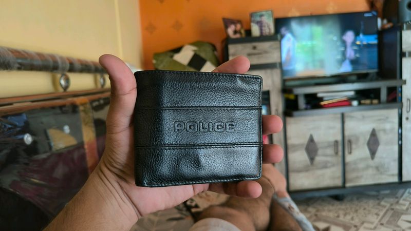 Police Leather Wallet