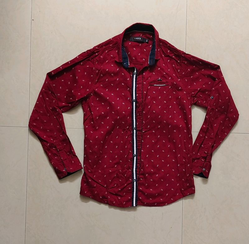 Dark Red Shirt New - 38/S