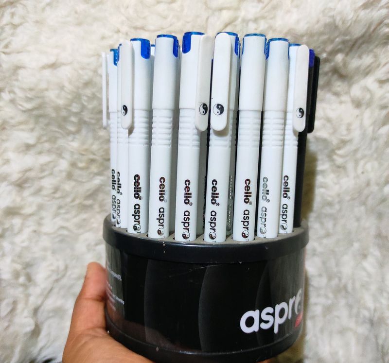 Aspro Marvo Blue Dot Pen . 🖊️