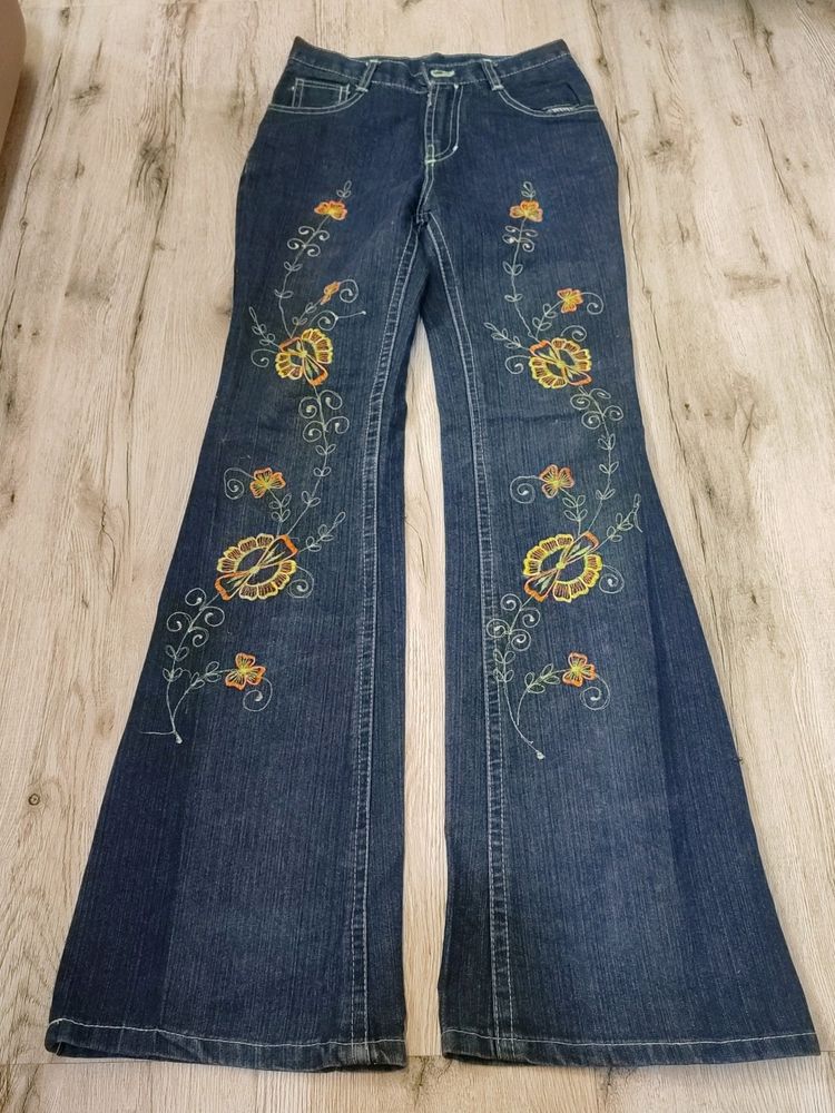 Sc3948 N. S. B. Bootcut Jeans Waist 28