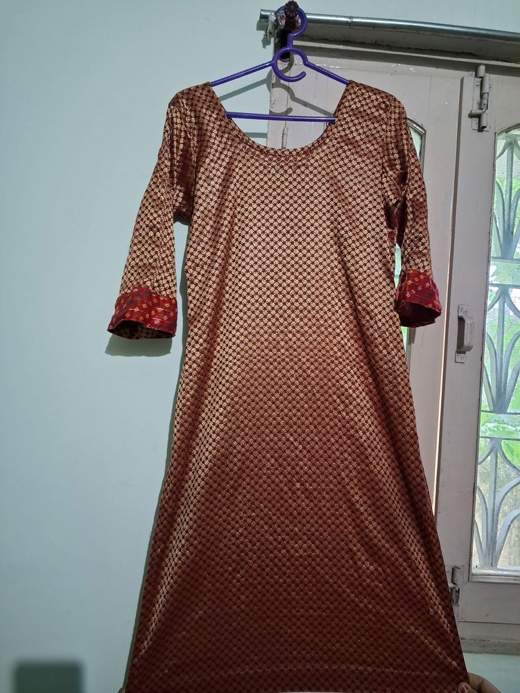 Pure Banaras Silk Kurti