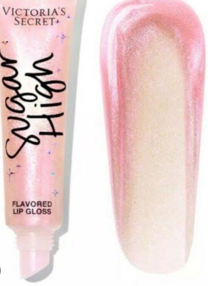 VICTORIA SECRET PINK LIP GLOSS- SUGAR HIGH