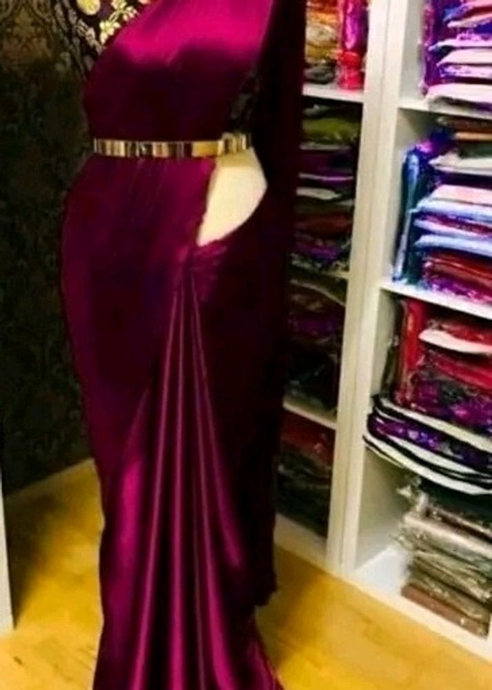 Satin Silk Saree