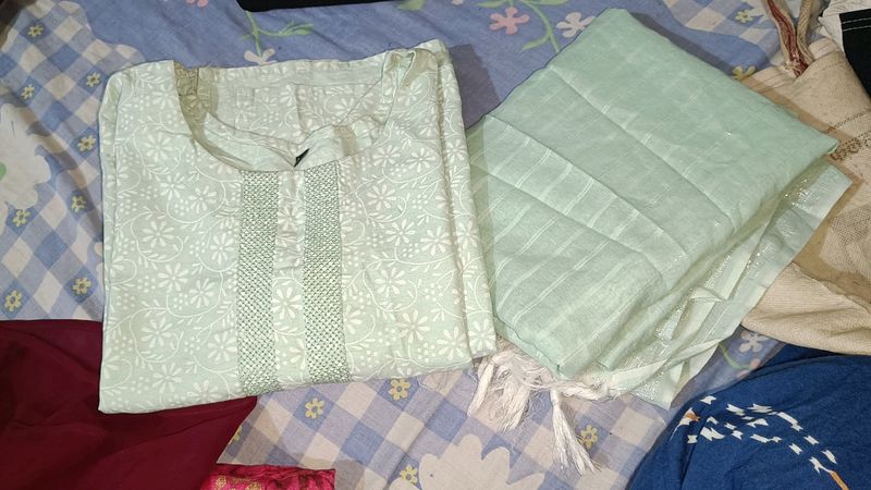 Women Kurta  Set With Dupatta