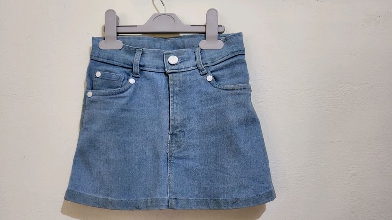 Denim Skirt For Girls