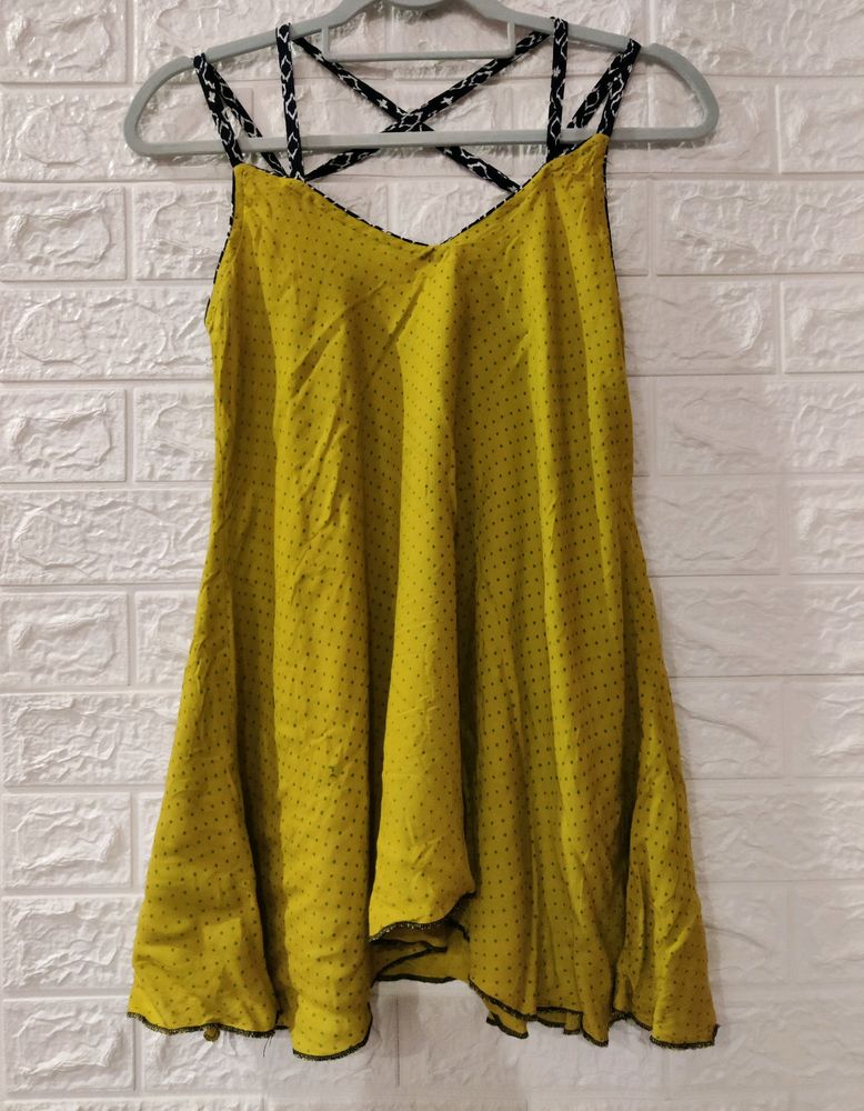 Limegreen Boho Top