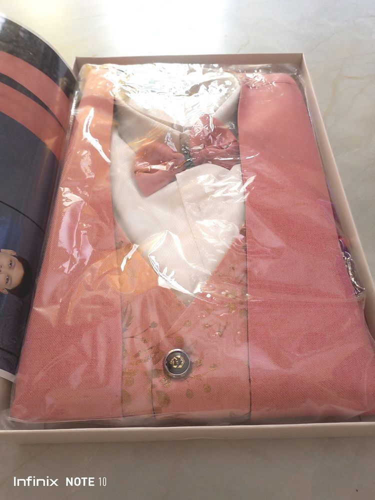 New 7-9 Yrs Royal Pink Suit Blazer For Boys