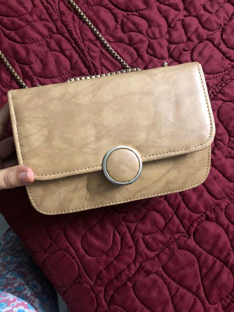 New Adjustable Chain Beige Bag