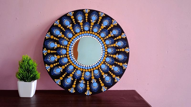 Mirror Mandala Art Painting