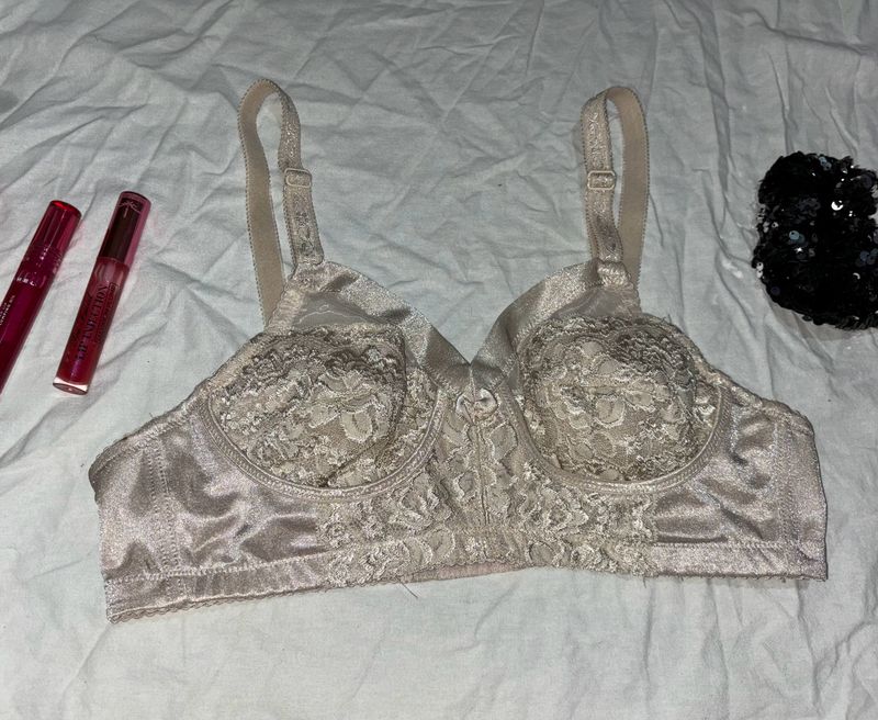 Nude Lace Bra