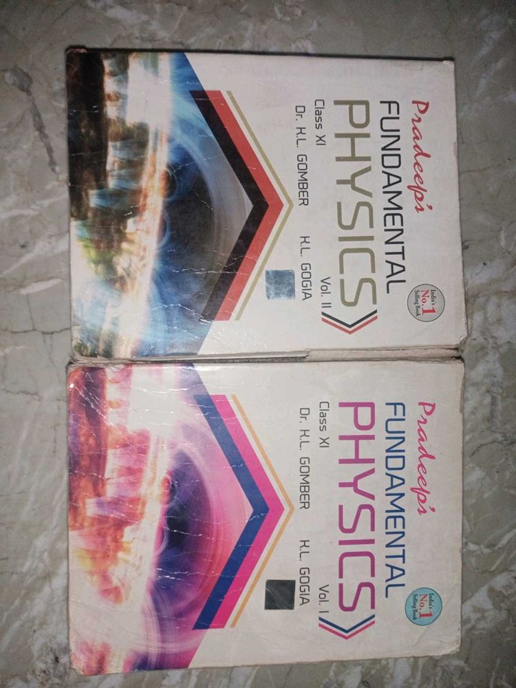 Pradeep Physics Class11 Books Both Vol 1&2