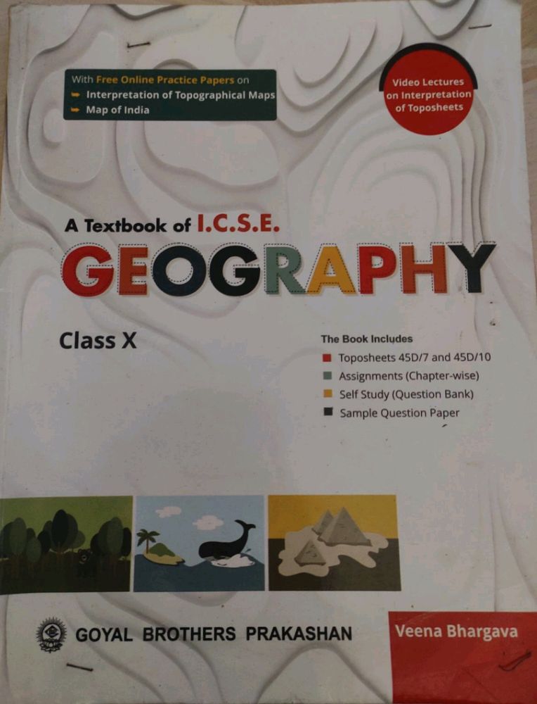 A TextBook of ICSE – Geography Class - X