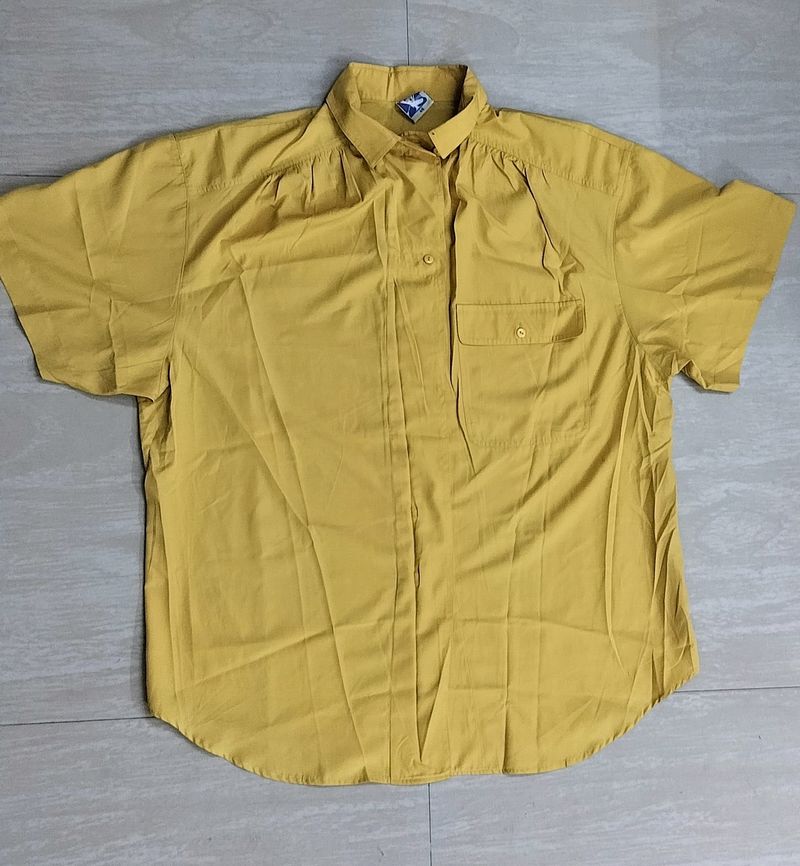 Yellow Oversized Shirt