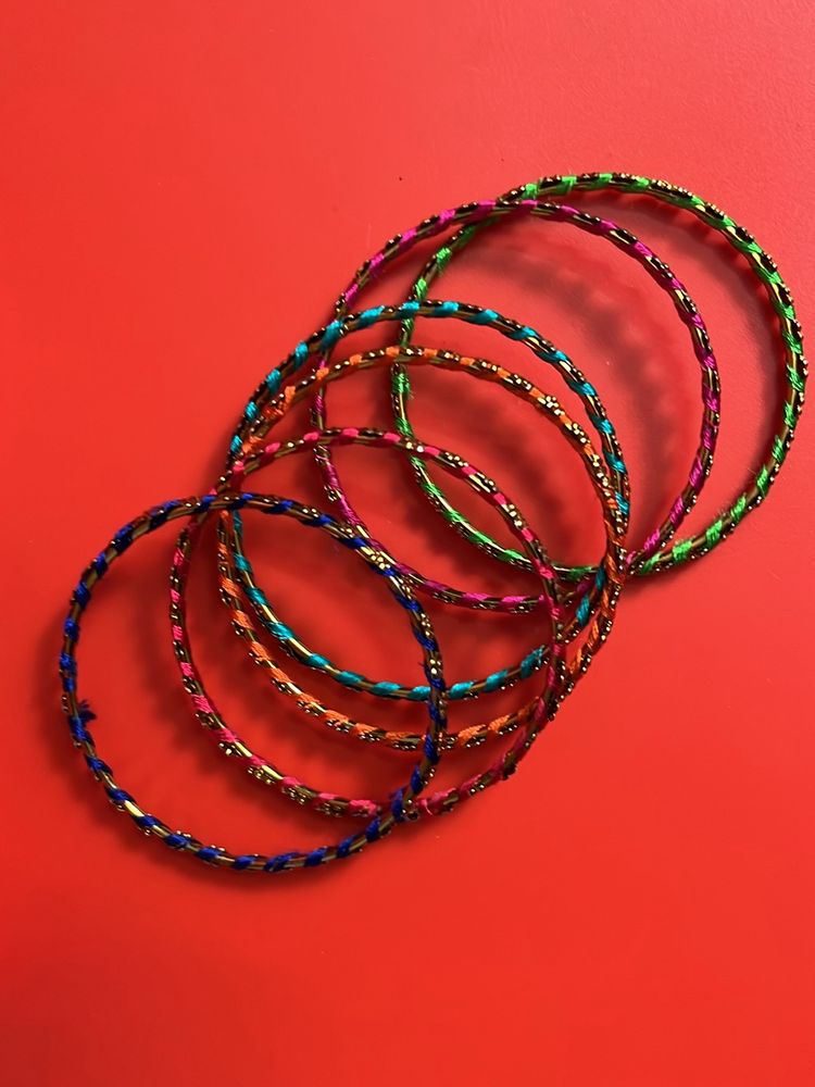 New Metal Thread Bangles