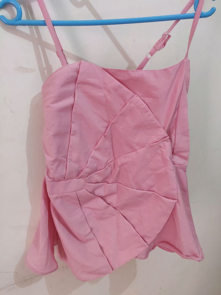 Pink Sleeveless Top