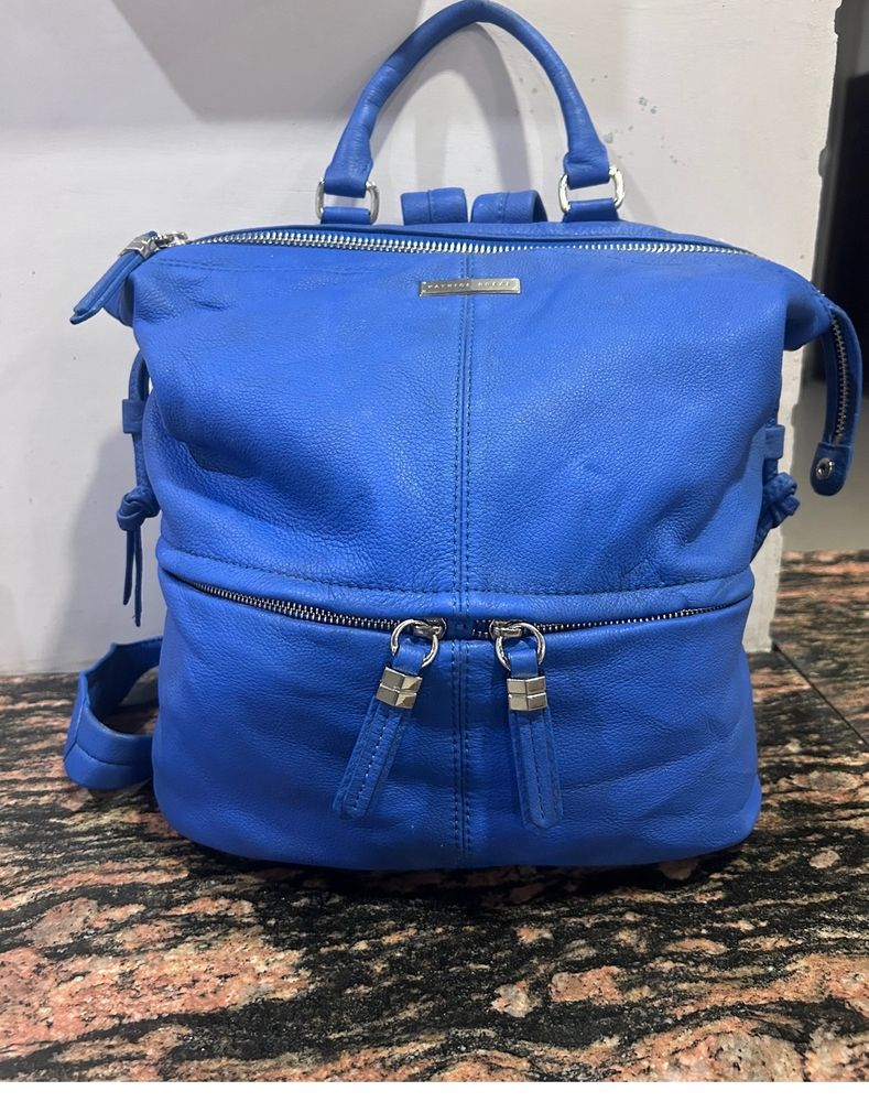 Patrice Breal Leather Bagpack