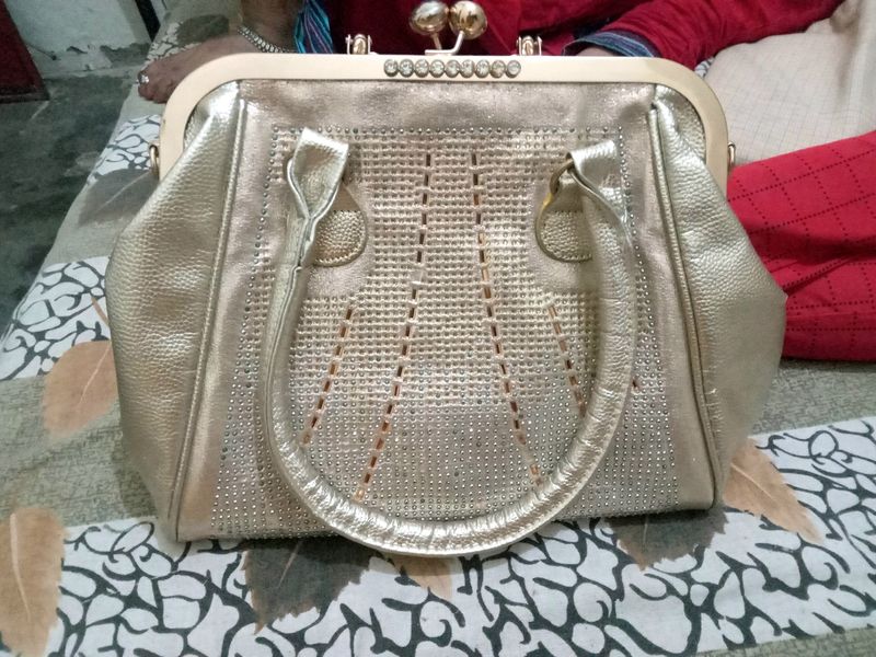 Bridal Heavy Stone Handbag