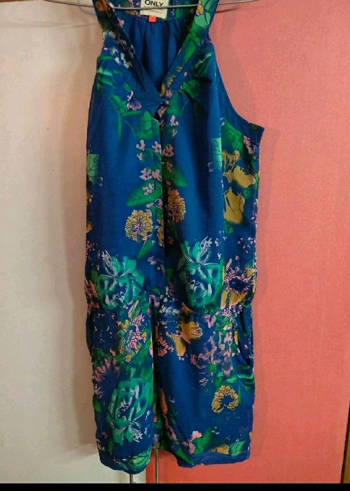 Tropical Print New Jumpsuit