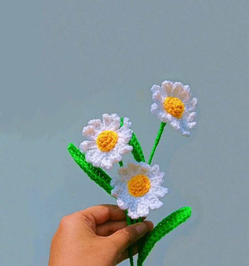 Crochet Daisy Flower 🌼✨