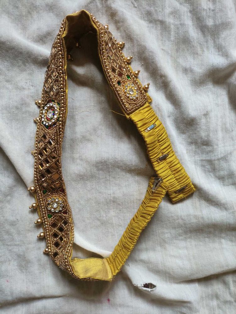 Golden Saree Belt