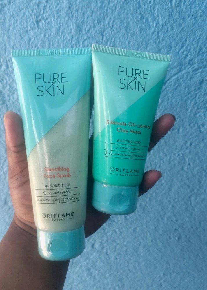 Oriflame Face Scrub & Clay Mask