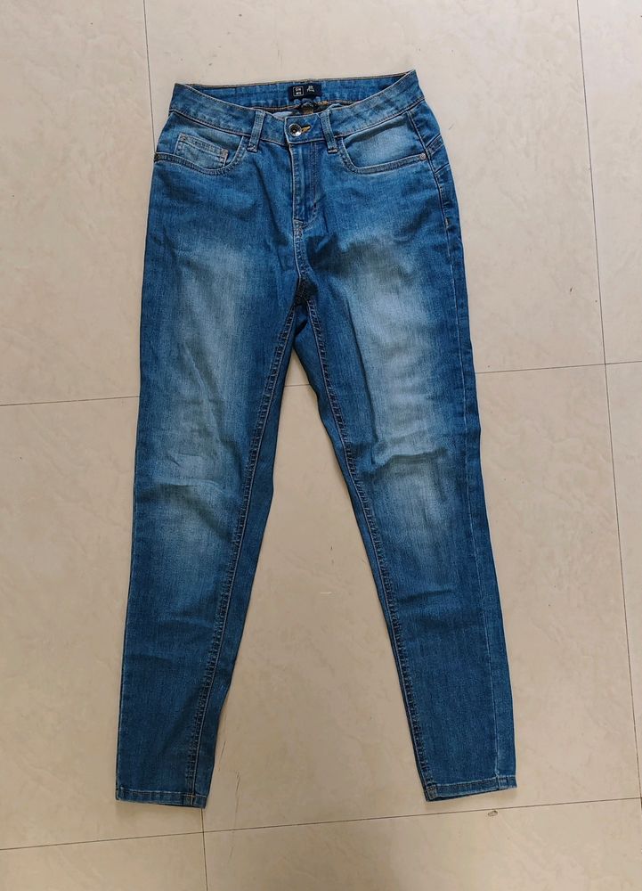 Blue Denim Jeans - Size 28