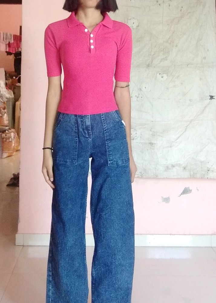 ‼️Divali Sale‼️Korean Style Pink T Shirt