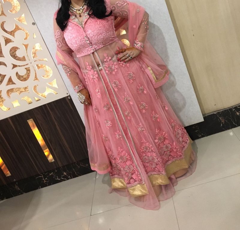 Beautiful Pink Lehenga Set