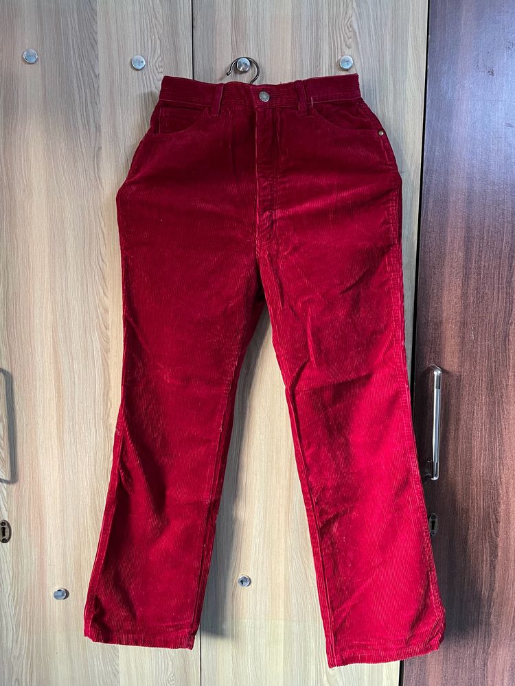 Sale ❌ Red Corduroy Pants