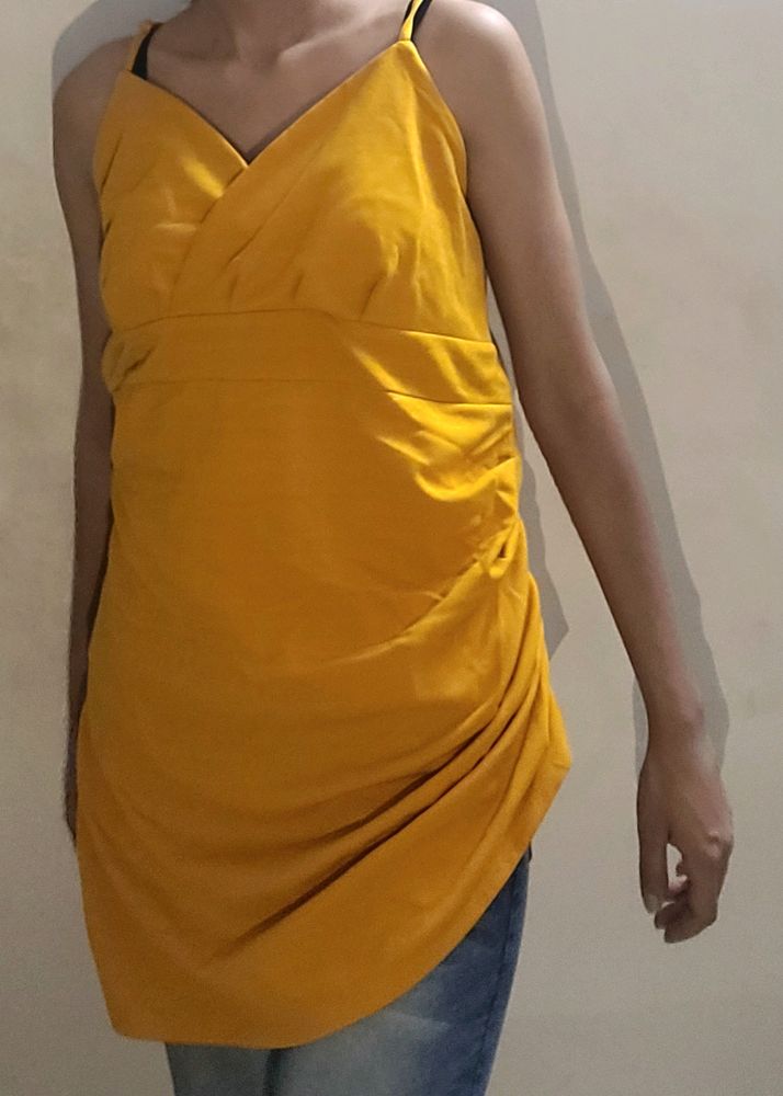 Mustard Cami Top