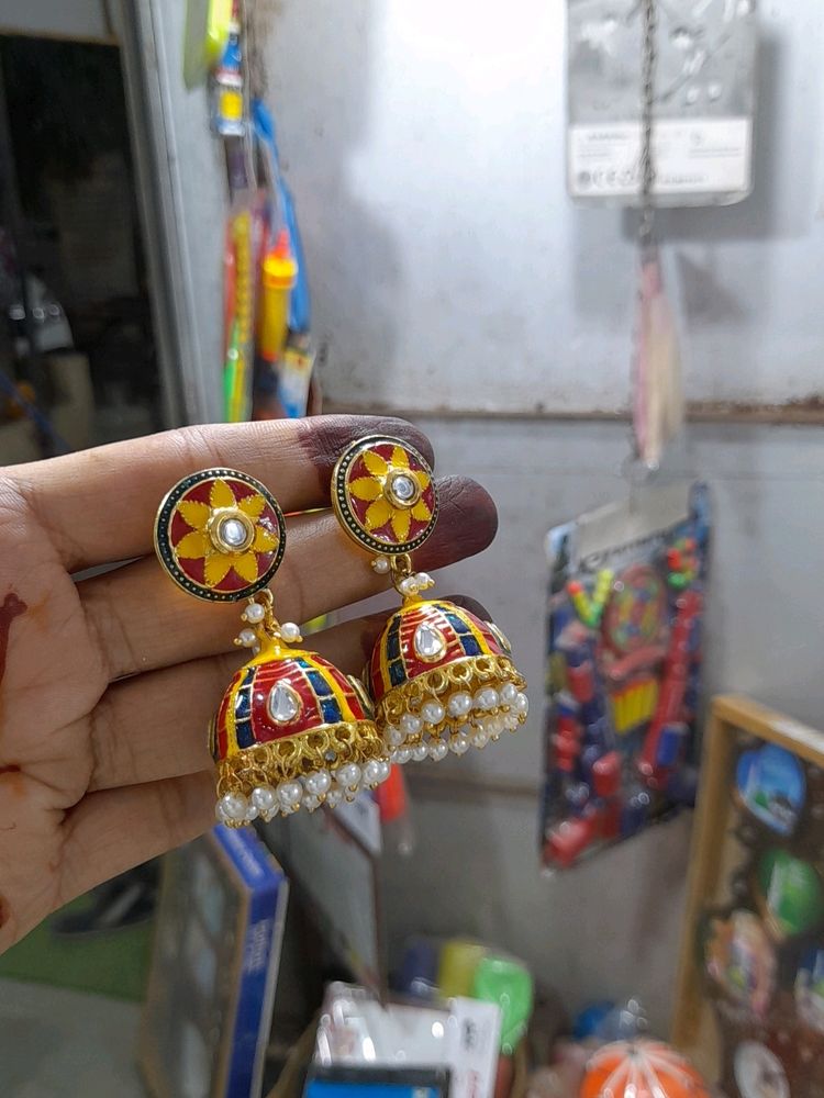 Menawork Jaipuri Jhumka