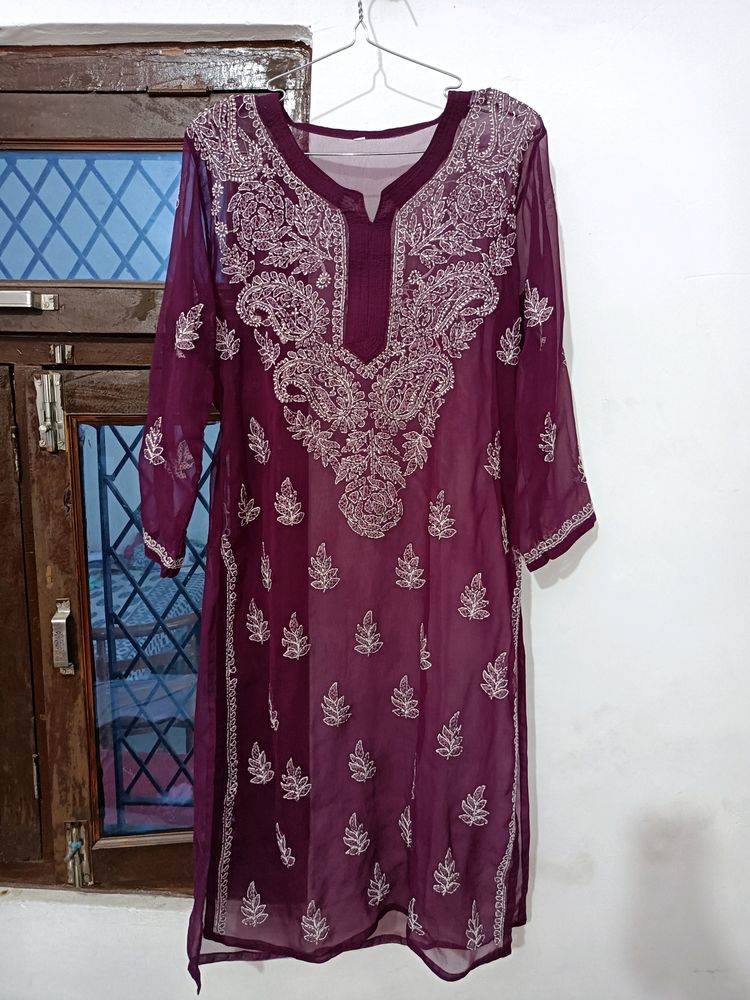 Lucknowi Pure Chikankari Kurta