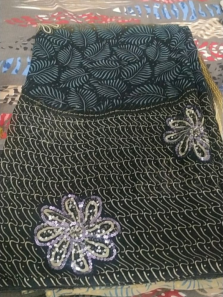 Printed Work Saree