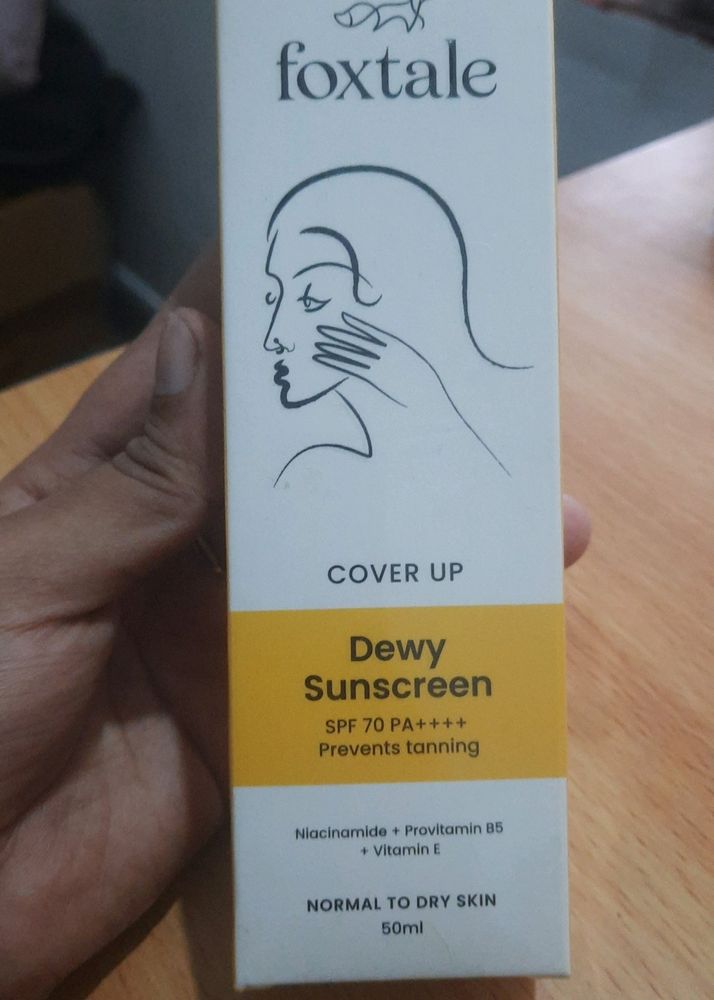 Foxtale Dewy sunscreen SPF 70 PA++++