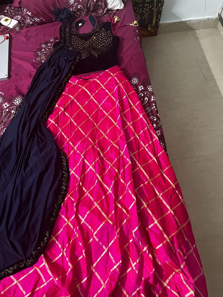 Fully stitched lehenga choli