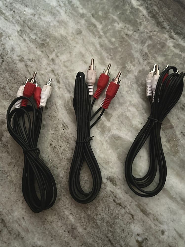 RCA CABLE SET OF 3 New