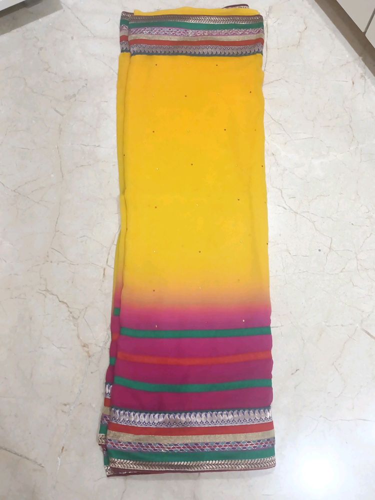 Designer Multi Colour Saree