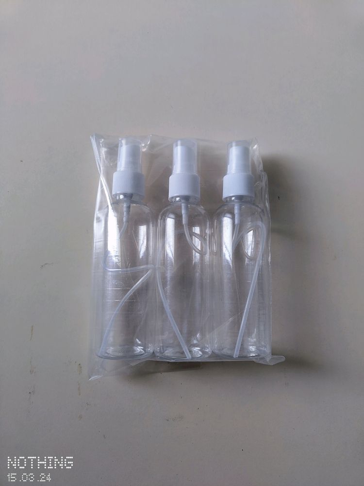 100 mL Refillable Spray Bottle (Pack Of 3)